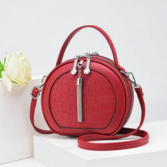 Tilorraie Small Round Bag Women Shoulder Cake Crossbody Portable Mini Bags