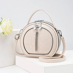 Tilorraie Small Round Bag Women Shoulder Cake Crossbody Portable Mini Bags