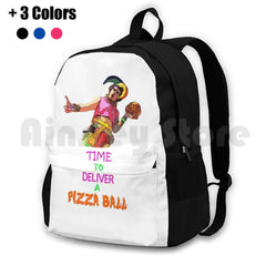 Pizza Ball Outdoor Hiking Backpack Waterproof Camping Travel