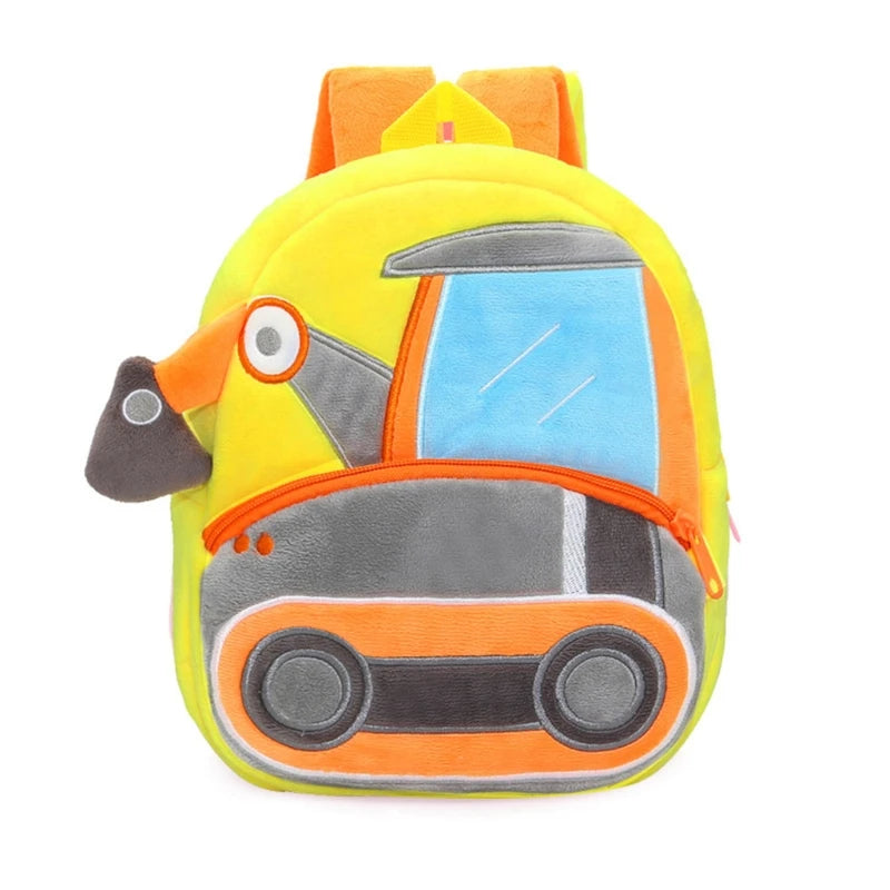 Toddler Backpack Plush Cartoon Bookbag for Little Boys Girls Kids
