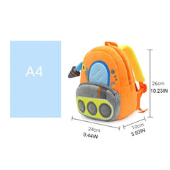 Toddler Backpack Plush Cartoon Bookbag for Little Boys Girls Kids