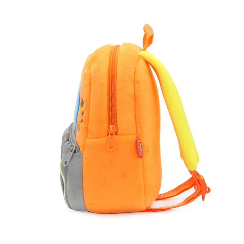 Toddler Backpack Plush Cartoon Bookbag for Little Boys Girls Kids