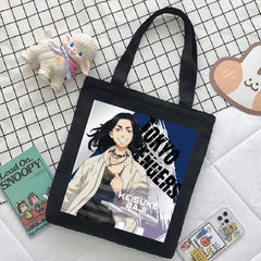 Tokyo Revengers Anime Canvas Bag Harajuku Large Capacity Ladies Shoulder Handbag