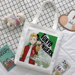 Tokyo Revengers Anime Canvas Bag Harajuku Large Capacity Ladies Shoulder Handbag