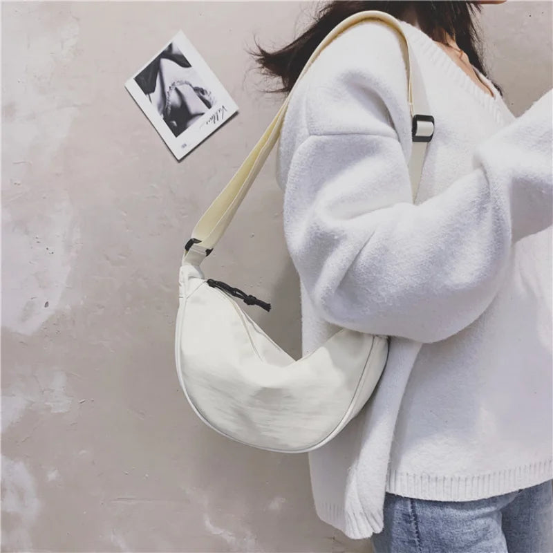 Nylon Waist Bag Chest Bag Crossbody Bags for Women