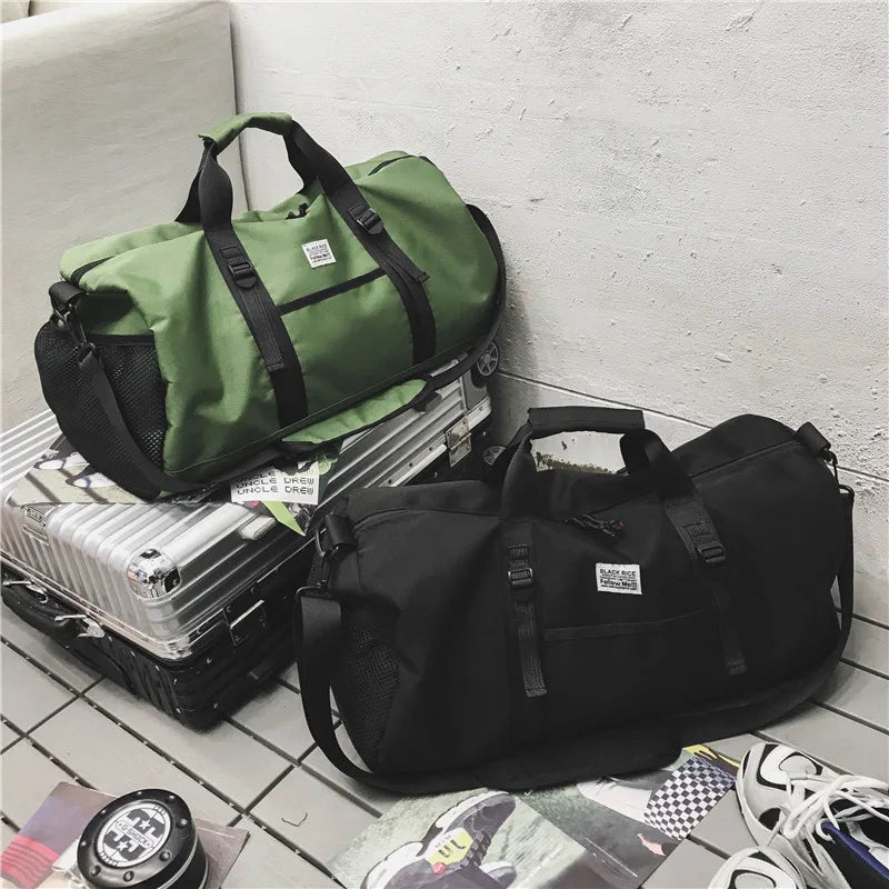 Oxford Travel Bag for Women Barrel Gym Bag Weekender Bag