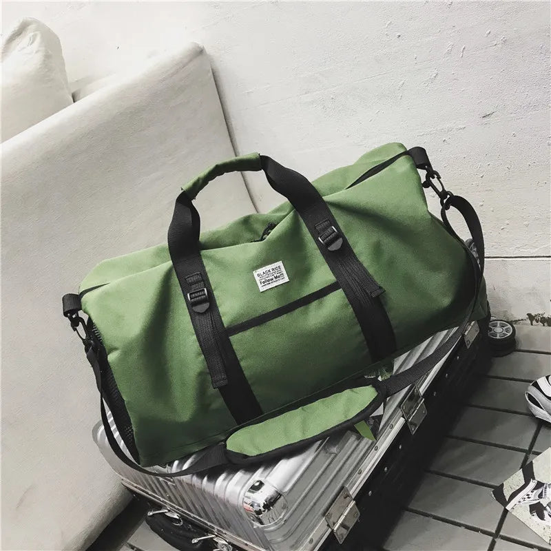 Oxford Travel Bag for Women Barrel Gym Bag Weekender Bag