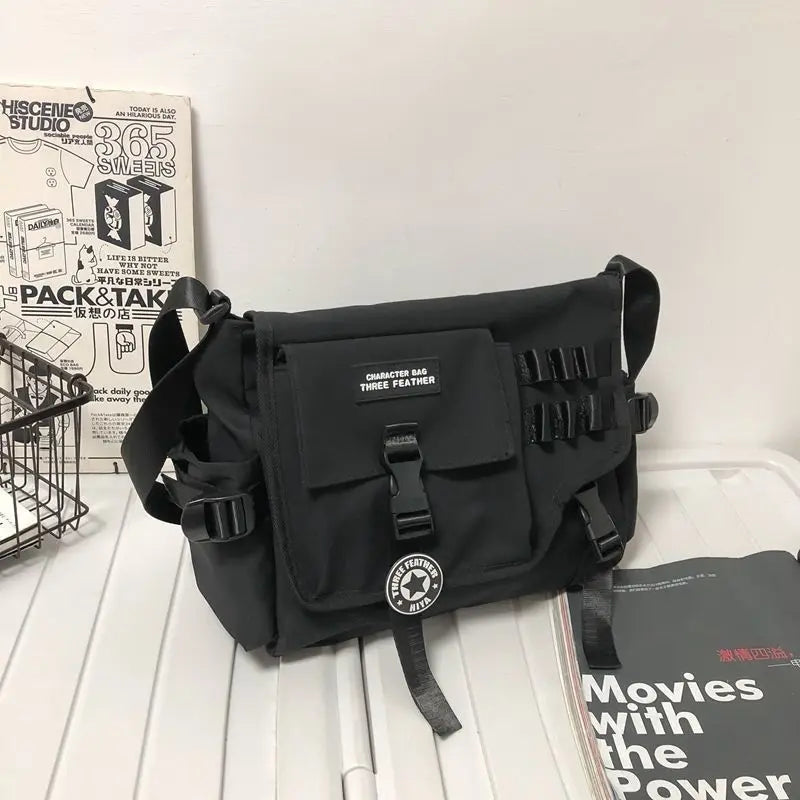 Youth Shoulder Bag Large Capacity School Messenger