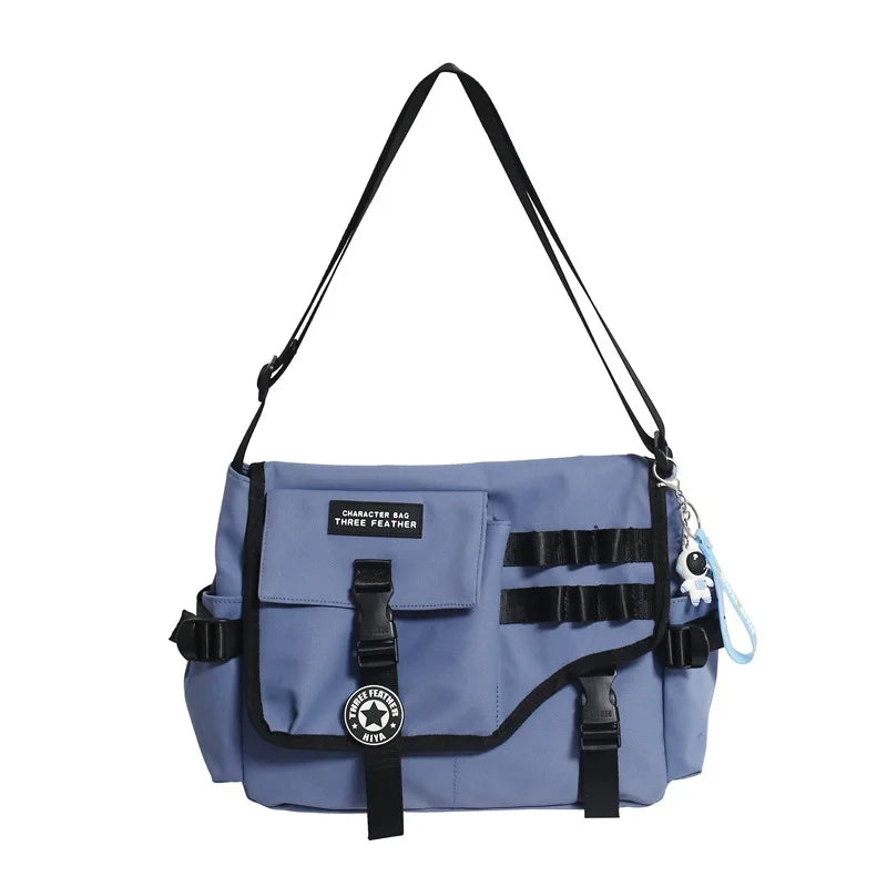 Youth Shoulder Bag Large Capacity School Messenger