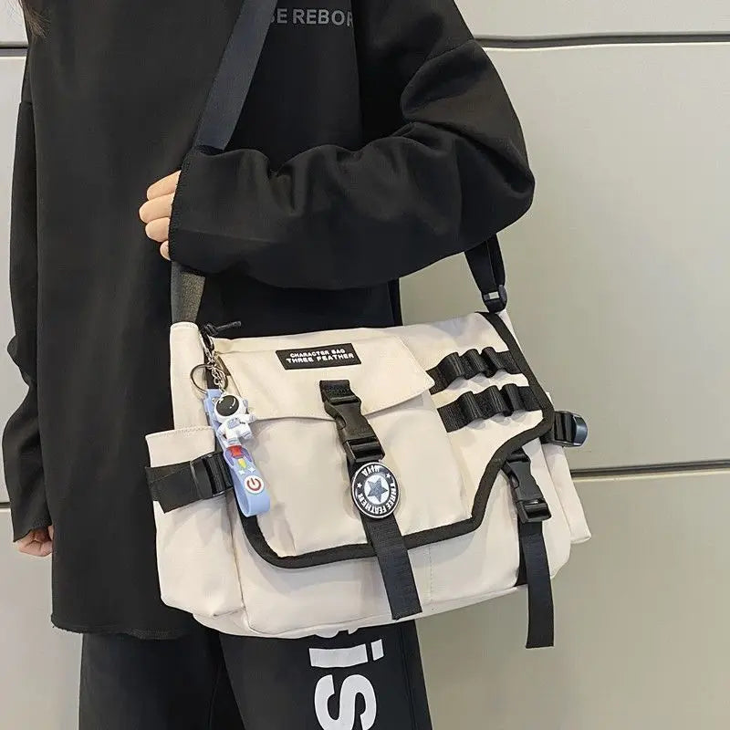 Youth Shoulder Bag Large Capacity School Messenger