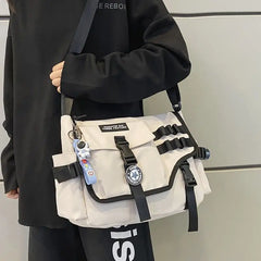Youth Shoulder Bag Large Capacity School Messenger