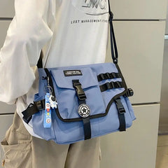 Youth Shoulder Bag Large Capacity School Messenger