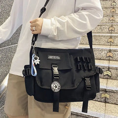 Youth Shoulder Bag Large Capacity School Messenger
