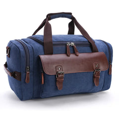 Casual Travel Duffel Bag PU Leather Men Handbags Large Capacity Messenger Tote