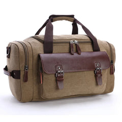 Casual Travel Duffel Bag PU Leather Men Handbags Large Capacity Messenger Tote