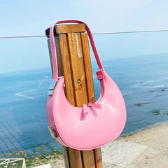Stylish PU Leather Armpit Bag for Women