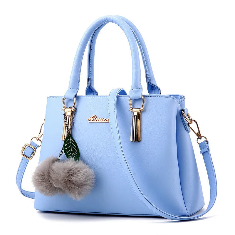 Women Vintage Top-handle Messenger Bag Casual Tote Shoulder Purse