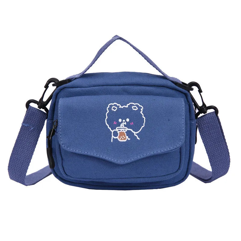 TopFight Women's Canvas Printed Envelope Bag Crossbody Purse