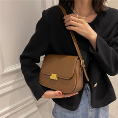Vintage Crossbody Bag PU Leather Ladies Handbags