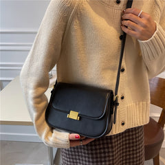 Vintage Crossbody Bag PU Leather Ladies Handbags