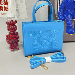 Women's PU Leather Tote Bag Crossbody Handbag