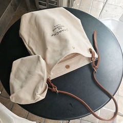 Canvas Shoulder Bag Large Capacity Casual Messenger Bag