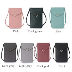 Touch Screen Cell Phone Bag Women Purse Wallet Strap Handbag