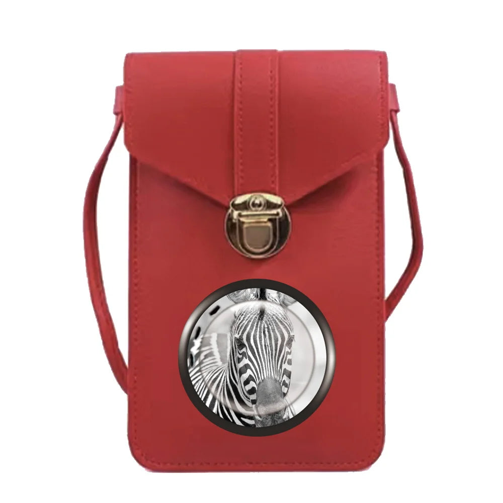 Animal Printed Touch Screen Cell Phone Bag Universal