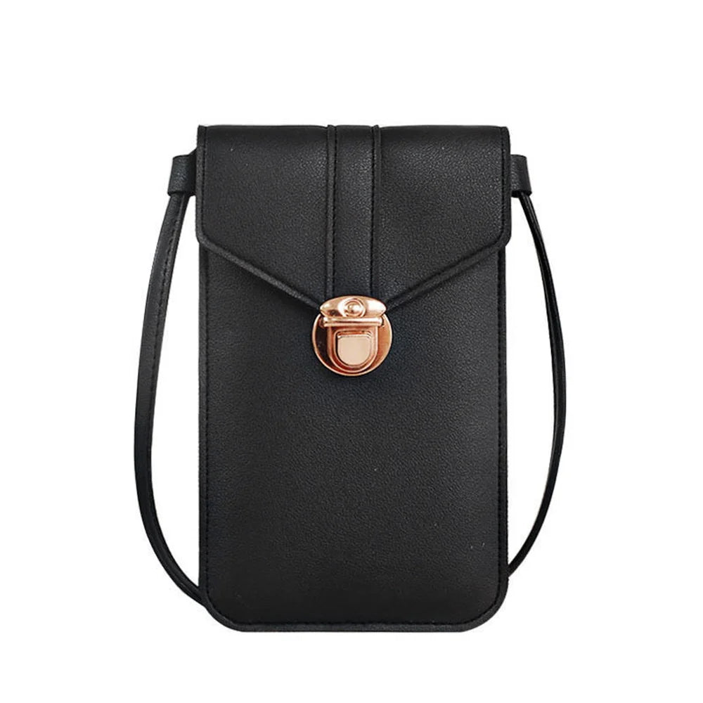 Universal Touch Screen Mobile Phone Bag Pew Print Women Purse