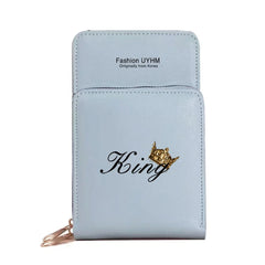 Women Wallets Card Pack King Print Shoulder Bag