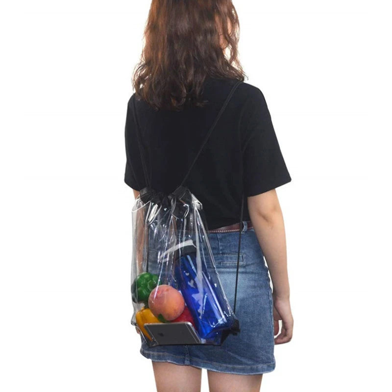 Fruit Storage Drawstring Backpack Gym Bag Lightweight Beach Backpack