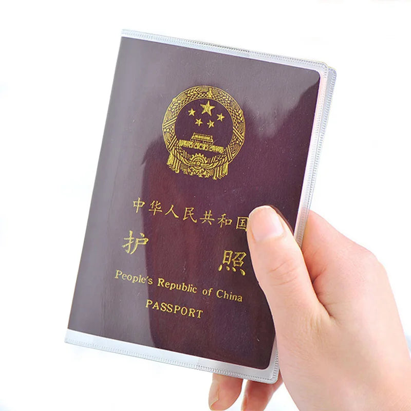 Transparent Passport Cover Waterproof Case for Travel
