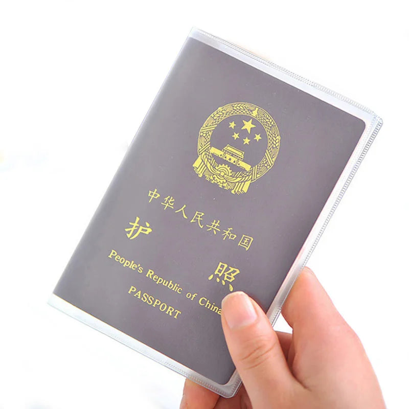 Transparent Passport Cover Waterproof Case for Travel