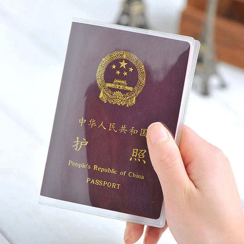 Transparent Passport Cover Waterproof Case for Travel