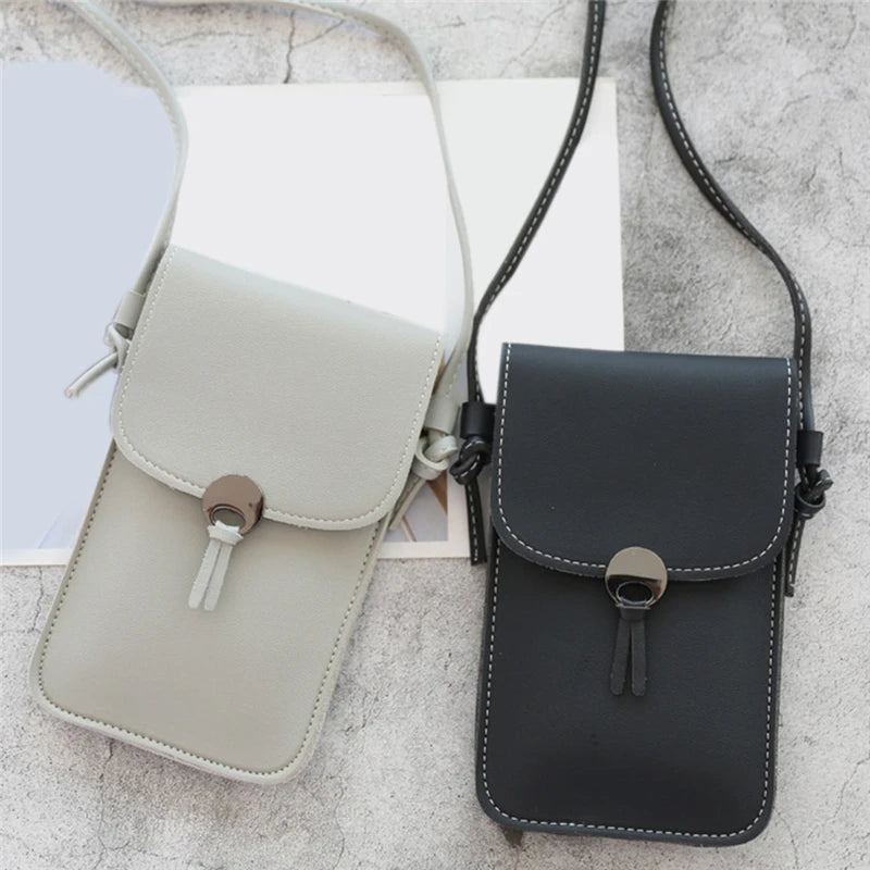 Retro Mini Shoulder Bag Women PU Chain Messenger Bag