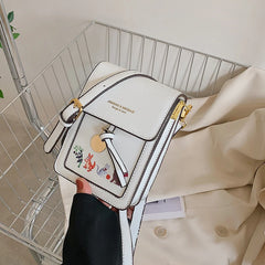 Transparent Touchable Cell Phone Pocket Shoulder Bag for Women Ladies