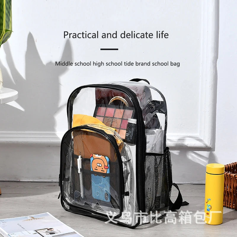 Transparent Middle School Backpack Student Bags