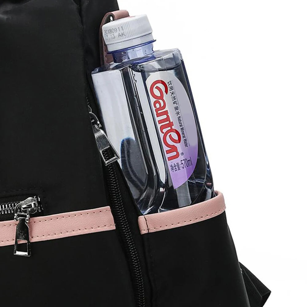 Large Capacity Anti-Theft Travel Backpack with Side Pocket