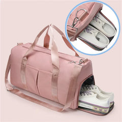 Travel Bag Luggage Handbag Fitness Yoga Gym Sport Handbag Dry Wet Separation