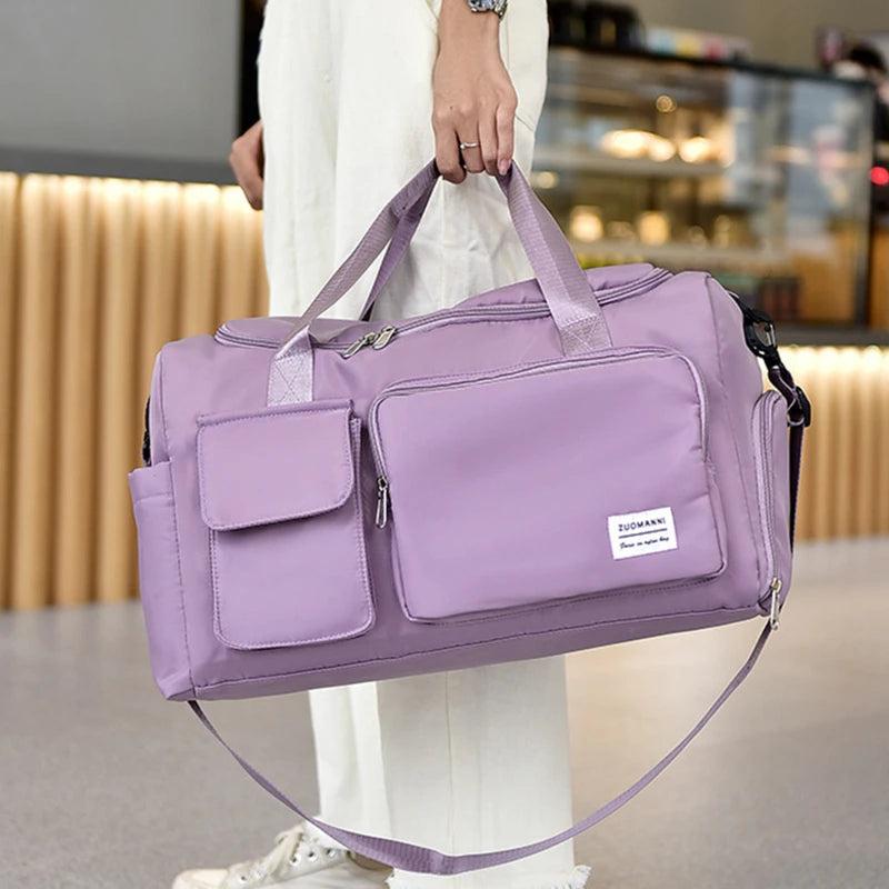 Large Capacity Women Shoulder Bag Waterproof Gym Bag Crossbody Bag