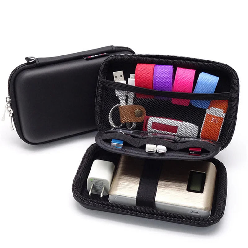 Travel Bag Mobile Kit Case Digital Gadget Devices USB Cable Data Line