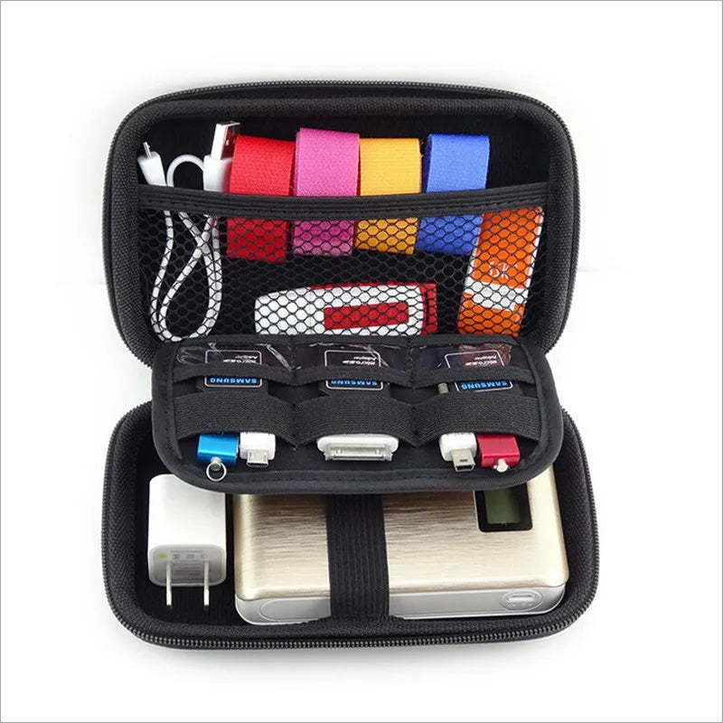 Travel Bag Digital Gadget USB Data Line Case