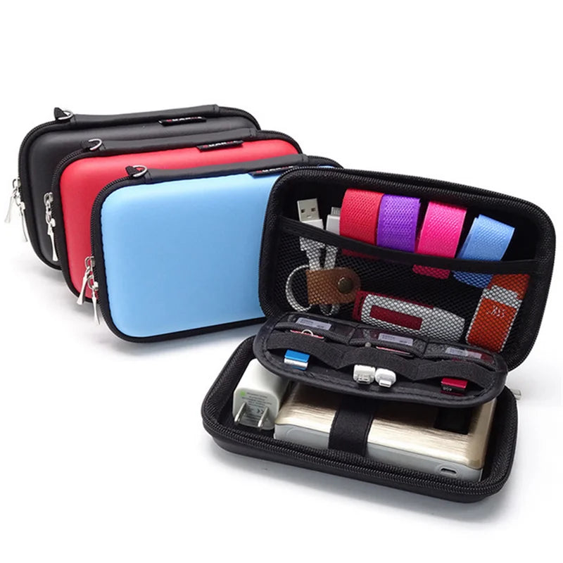 Travel Bag Digital Gadget USB Data Line Case