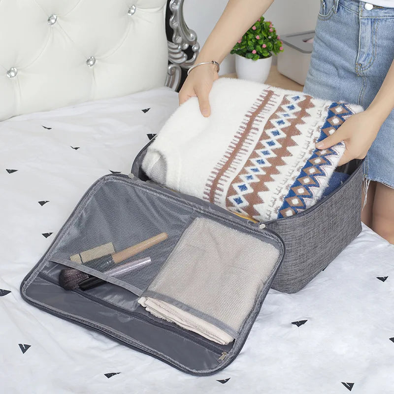 Travel Bag Trip Includes Luggage Bags Packed In Pull Pole Boxes