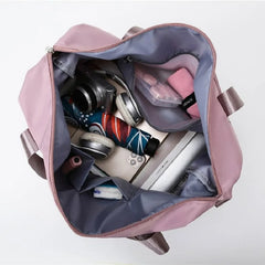 Women Duffle Shoulder Bag Multi-functional Sports Storage