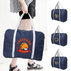 Large Capacity Food Print Travel Bag for Outdoor Camping