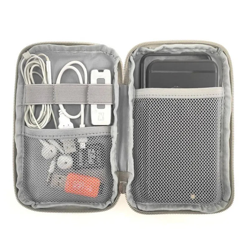 Travel Kit Small Bag Mobile Phone Case Digital Gadget Device Organizer