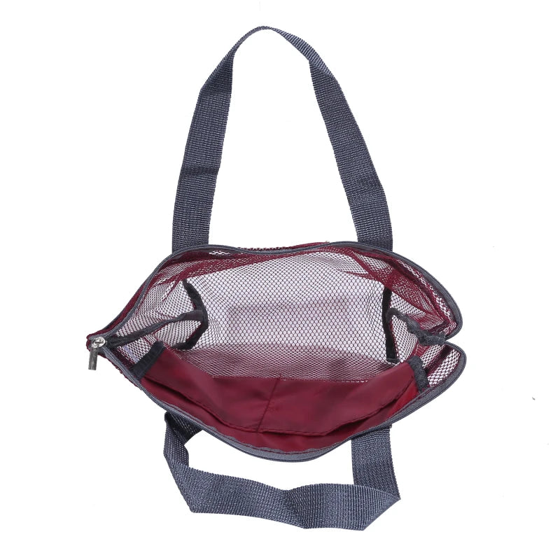 Large Capacity Travel Makeup Bag Dry Wet Separation Handbag