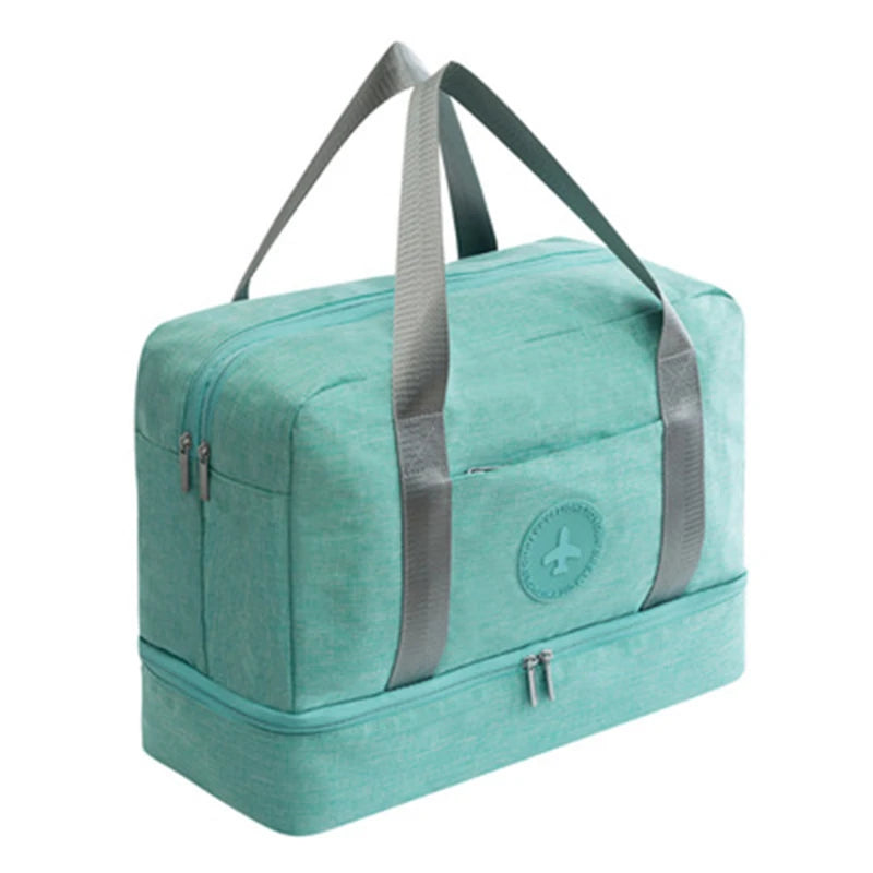 Large Capacity Travel Organizer Bag Wet Dry Separation Storage