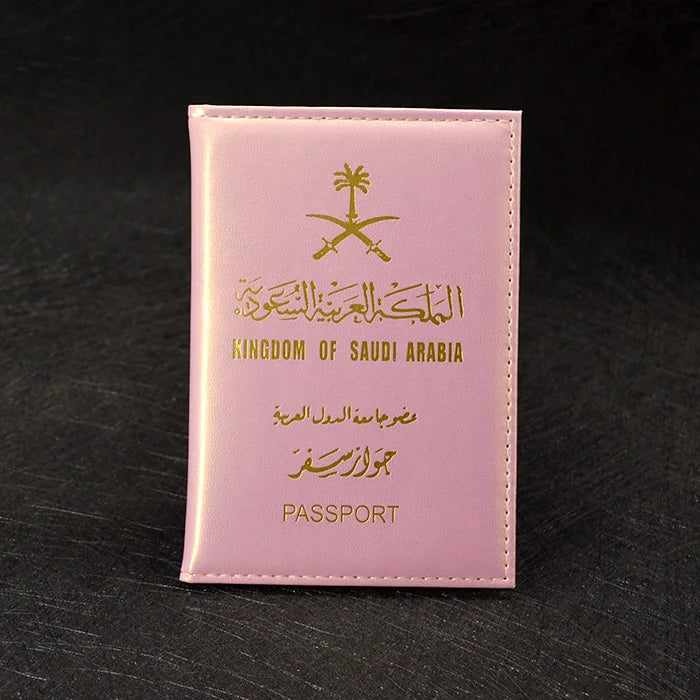Pink Passport Holder Case for Women